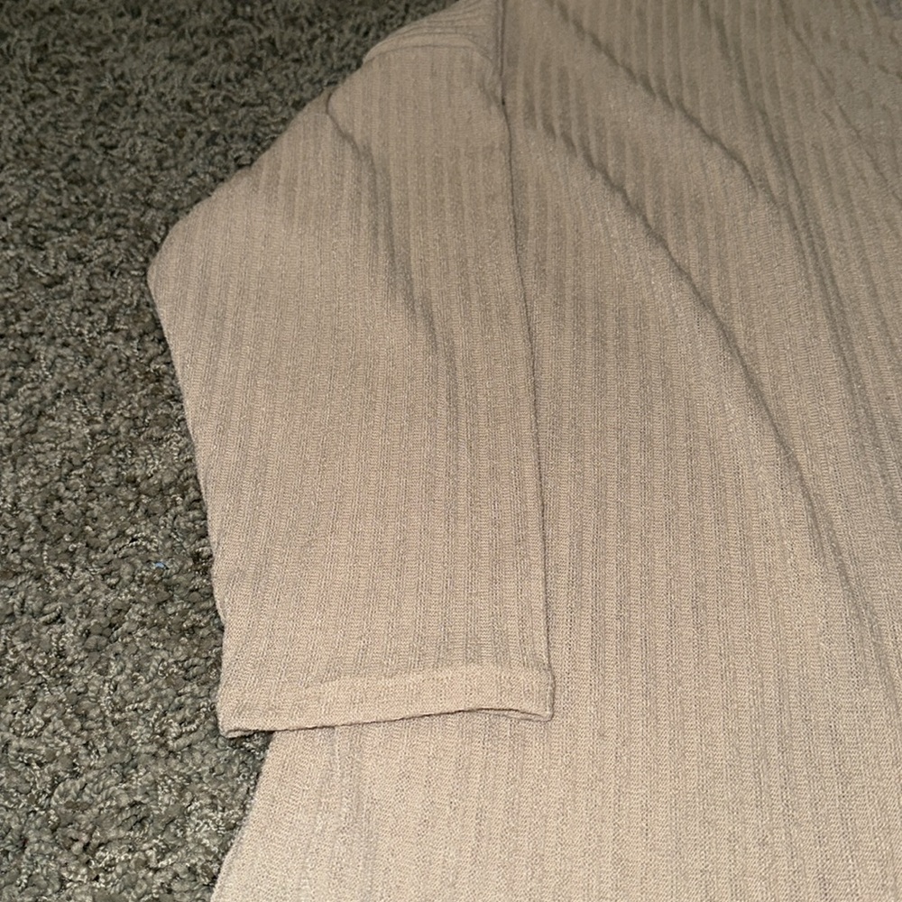 Dear Scarlett Tan Cardigan Sweater (2X) - Picture 3 of 8